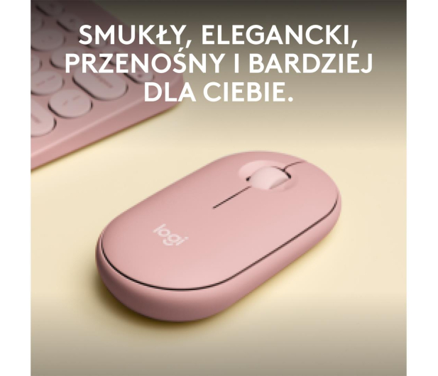 LOGITECH M350s 910-007014 różowa - 1172759 - zdjęcie 7